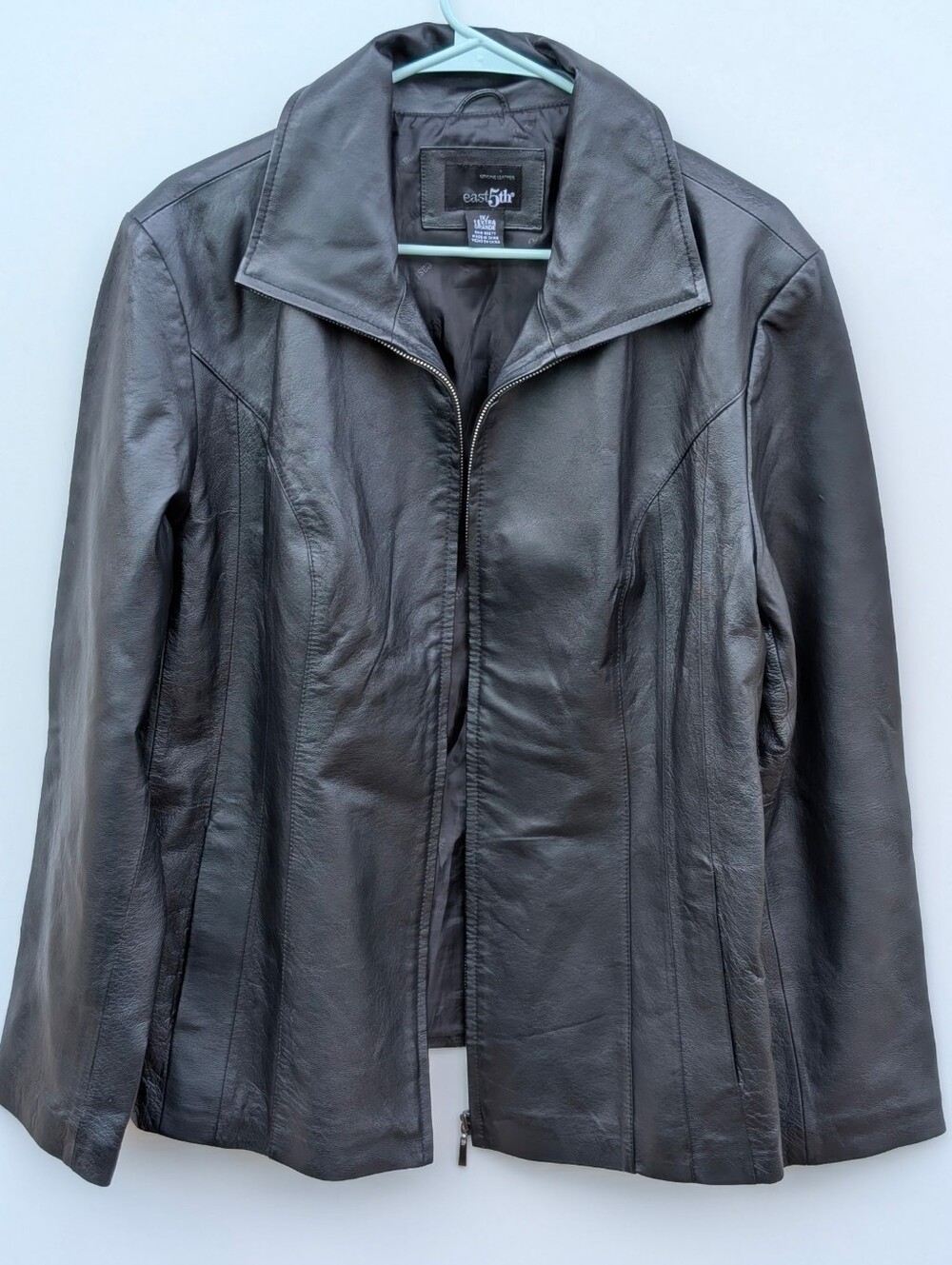 Vintage East 5th Women's Genuine Leather Jacket 1X
